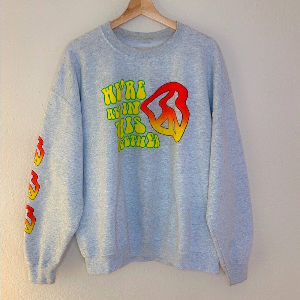 Urban Outfitters Oversized peace sign sweater